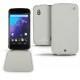 レザーケース LG Google Nexus 4  - Gris ( Nappa - Pantone W428C ) 