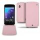 レザーケース LG Google Nexus 4  - Rose ( Nappa - Pantone 2365C ) 