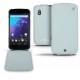 レザーケース LG Google Nexus 4  - Bleu clair ( Nappa - Pantone 277C ) 