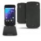 レザーケース LG Google Nexus 4  - Dark vintage ( Roughtcut - Black#5256 ) 
