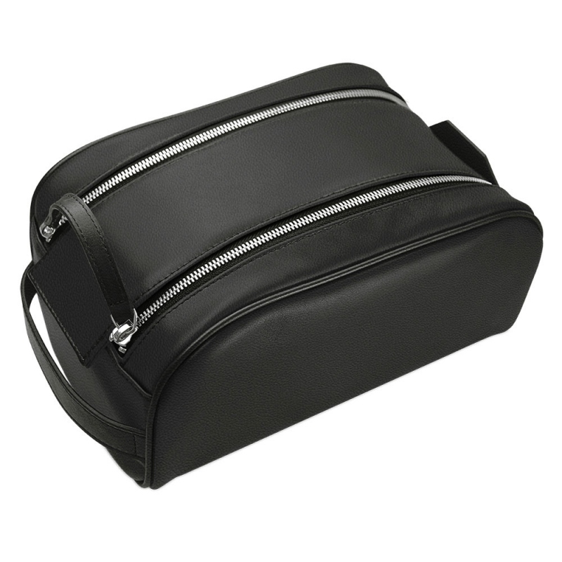 Trousse de toilette - Noir PU