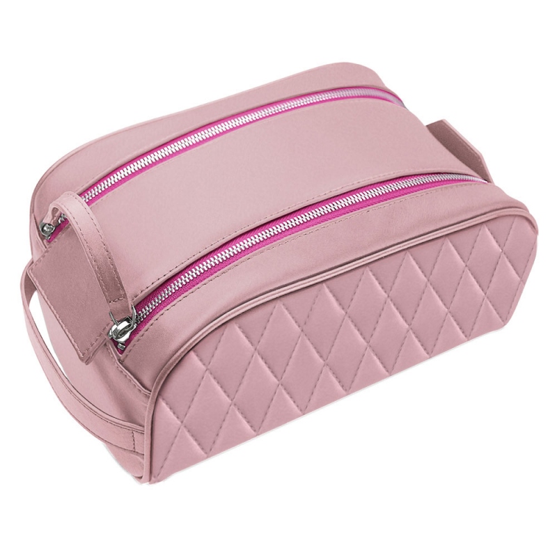 洗面用具バッグ - Rose - Couture ( Nappa - Pantone 2365C ) 