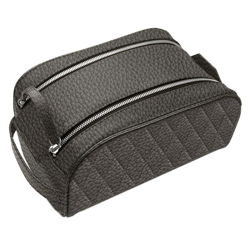 Trousse de toilette - Anthracite - Couture ( Pantone 424C ) 