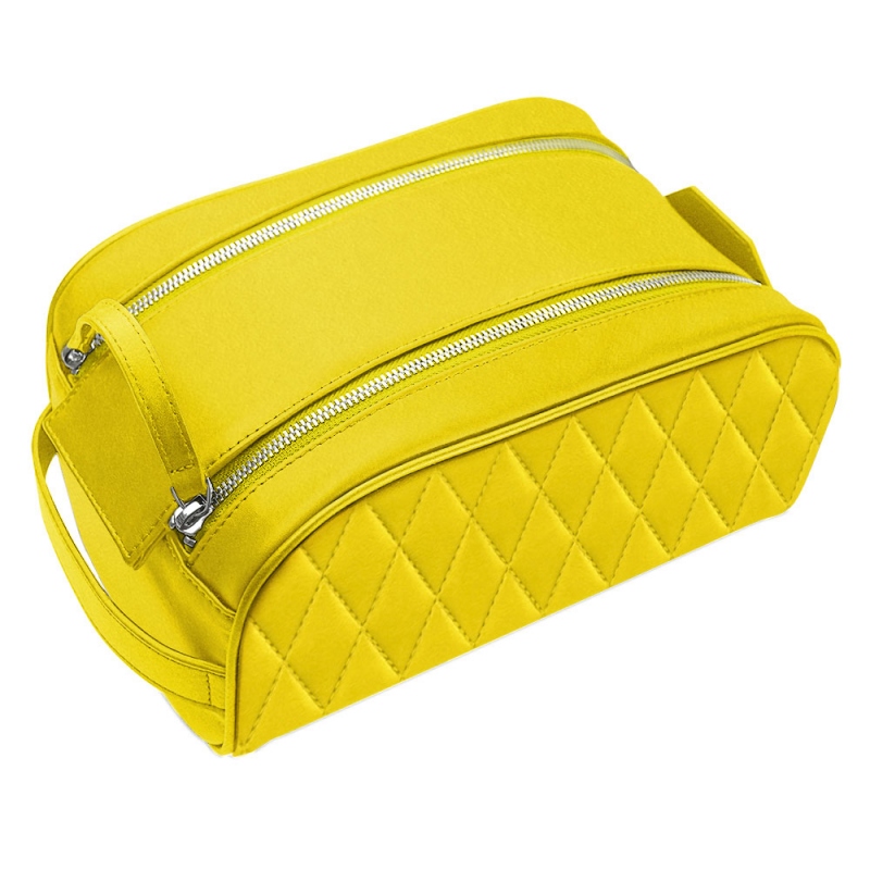 Trousse da toilette - Jaune fluo - Couture