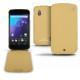 レザーケース LG Google Nexus 4  - Mimosa ( Pantone 141C ) 