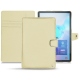 Capa em pele Samsung Galaxy Tab S6 - Beige ( Nappa - Pantone 7502C ) 