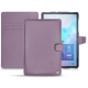 Samsung Galaxy Tab S6 leather case - Lilas ( Nappa - Pantone 2645U ) 