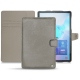 가죽 커버 Samsung Galaxy Tab S6 - Acier vintage ( Pantone 403C ) 