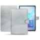 Housse cuir Samsung Galaxy Tab S6 - Platinium ( Pantone 877C ) 