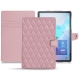 Samsung Galaxy Tab S6 leather case - Rose - Couture ( Nappa - Pantone 2365C ) 