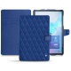 Custodia in pelle Samsung Galaxy Tab S6 - Bleu océan - Couture ( Nappa - Pantone 293C ) 