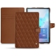 Capa em pele Samsung Galaxy Tab S6 - Marron - Couture ( Nappa - Pantone 1615C ) 