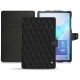 가죽 커버 Samsung Galaxy Tab S6 - Ebène - Couture ( Sleek P C12 - Black ) 