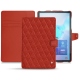 Custodia in pelle Samsung Galaxy Tab S6 - Papaye - Couture ( Pantone 180C ) 