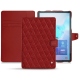 Samsung Galaxy Tab S6 leather case - Tomate - Couture ( Pantone 187C ) 