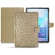 Housse cuir Samsung Galaxy Tab S6 - Autruche desert