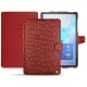 Samsung Galaxy Tab S6 leather case - Autruche ciliegia