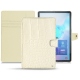 가죽 커버 Samsung Galaxy Tab S6 - Crocodile milk