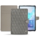 Funda de piel Samsung Galaxy Tab S6 - Acier vintage - Couture