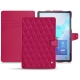 Samsung Galaxy Tab S6 leather case - Rose fluo - Couture