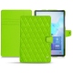 Funda de piel Samsung Galaxy Tab S6 - Vert fluo - Couture
