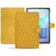 Capa em pele Samsung Galaxy Tab S6 - Jaune soulèu - Couture