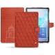 Lederschutzhülle Samsung Galaxy Tab S6 - Arange clouquié - Couture