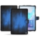 Housse cuir Samsung Galaxy Tab S6 - Bleu Patine