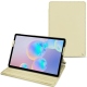 Lederschutzhülle Samsung Galaxy Tab S6 - Beige ( Nappa - Pantone 7502C ) 