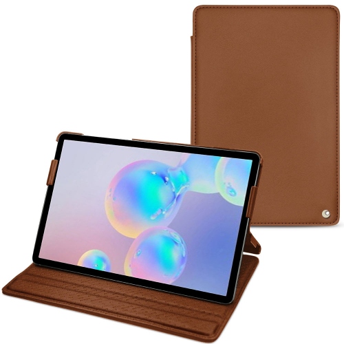 Funda de piel Samsung Galaxy Tab S6Marron ( Nappa - Pantone #8B4720 ) 