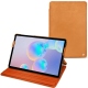 가죽 커버 Samsung Galaxy Tab S6 - Mandarine vintage ( Pantone 165C ) 