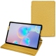Housse cuir Samsung Galaxy Tab S6 - Mimosa ( Pantone 141C ) 