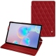 가죽 커버 Samsung Galaxy Tab S6 - Rouge - Couture ( Nappa - Pantone 199C ) 