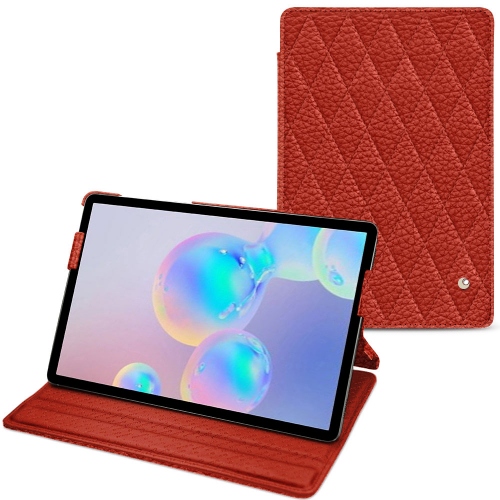 Capa em pele Samsung Galaxy Tab S6Papaye - Couture ( Pantone #b54317 ) 