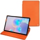 Lederschutzhülle Samsung Galaxy Tab S6 - Orange fluo