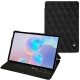Capa em pele Samsung Galaxy Tab S6 - Negre poudro - Couture