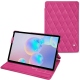Samsung Galaxy Tab S6 leather case - Rose BB - Couture