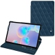 Lederschutzhülle Samsung Galaxy Tab S6 - Blu mediterran - Couture