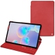 Samsung Galaxy Tab S6 leather case - Rouge troupelenc