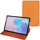 가죽 커버 Samsung Galaxy Tab S6 - Abaca arancio