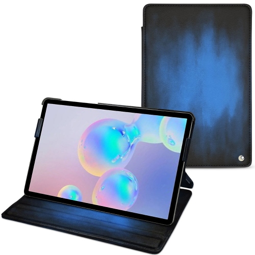 Capa em pele Samsung Galaxy Tab S6Bleu Patine