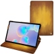 Samsung Galaxy Tab S6 leather case - Doré Patine