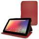 レザーケース Samsung Google Nexus 10  - Rouge ( Nappa - Pantone 199C ) 