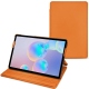 Samsung Galaxy Tab S6 leather case - Orange PU