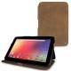 レザーケース Samsung Google Nexus 10  - Sable vintage ( Roughtcut - Gaucho#57254 ) 