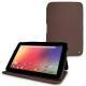 レザーケース Samsung Google Nexus 10  - Châtaigne ( Pantone 476C ) 