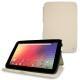 レザーケース Samsung Google Nexus 10  - Ivoire ( Sleek P C12 - White ) 
