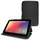 レザーケース Samsung Google Nexus 10  - Ebène ( Sleek P C12 - Black ) 