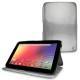 レザーケース Samsung Google Nexus 10  - Platinium ( Bologna Hi Gloss Metallic - Pantone 877C ) 
