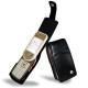 Nokia 7370  leather case - Noir ( Nappa - Black ) 